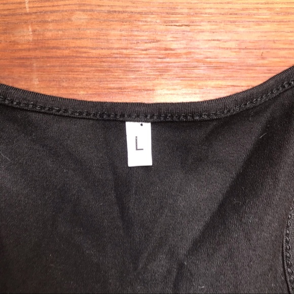 Graphic Tinker Bell Black White Tank Top, EUC, L - Picture 5 of 10